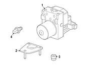 VW ABS Hydraulic Assembly - Genuine VW 3D0614517AL