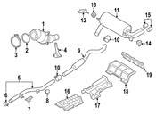 BMW Catalytic Converter - Genuine BMW 18308606740
