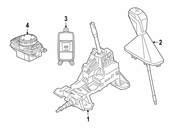 BMW Auto Trans Shift Lever - Genuine BMW 25168483098