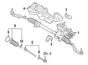 BMW Rack and Pinion Assembly - Genuine BMW 32105A5B012