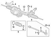 BMW Rack and Pinion Assembly - Genuine BMW 32106892977