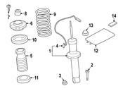 BMW Shock Absorber - Genuine BMW 33526796317