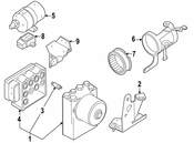 BMW ABS Hydraulic Assembly - Genuine BMW 34516756341