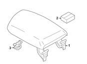 BMW Console Armrest - Genuine BMW 51168065464