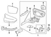 BMW Door Mirror - Genuine BMW 51168080272
