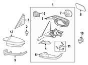 BMW Door Mirror - Genuine BMW 51168084354