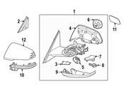 BMW Door Mirror - Genuine BMW 51169448564