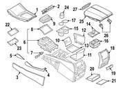 BMW Auto Trans Shift Cover Plate - Genuine BMW 51169483624