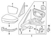 BMW Door Mirror - Genuine BMW 51169498924