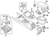 BMW Auto Trans Shift Cover Plate - Genuine BMW 51169871574