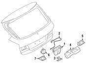 BMW Trunk Lock Actuator Motor - Genuine BMW 51247200511