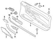 BMW Door Interior Trim Panel - Genuine BMW 51418056127