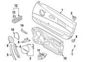 BMW Door Interior Trim Panel - Genuine BMW 51419152882