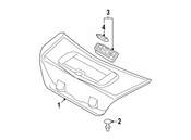 BMW Deck Lid Trim - Genuine BMW 51497072071
