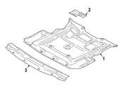 BMW Radiator Support Splash Shield - Genuine BMW 51717210664
