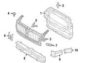 BMW Radiator Support Air Duct - Genuine BMW 51745A32054