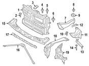 BMW Radiator Support Air Duct - Genuine BMW 51748061309