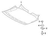BMW Radiator Support Splash Shield - Genuine BMW 51757153790