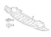 BMW Radiator Support Splash Shield - Genuine BMW 51758079566