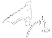 BMW Fender Flare - Genuine BMW 51777441057