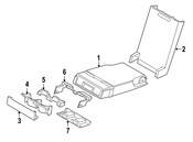 BMW Seat Armrest - Genuine BMW 52207452681