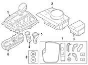 BMW Auto Trans Shift Lever - Genuine BMW 61315A7DF82