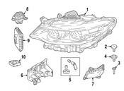 BMW Headlight Assembly - Genuine BMW 63117469782