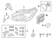 BMW Headlight - Genuine BMW 63119498479
