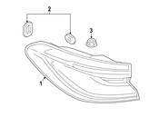 BMW Tail Light Assembly - Genuine BMW 63217376487