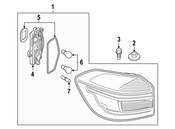 BMW Tail Light Assembly - Genuine BMW 63219853367