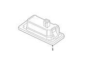 BMW License Lamp Assembly - Genuine BMW 63267410302