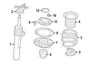 Mini Suspension Strut - Genuine Mini 37106861418