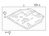Mini Radiator Support Splash Shield - Genuine Mini 51757402949