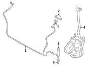 MINI Headlight Washer Nozzle - Genuine MINI 61679800914