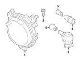 Mini Fog Light - Genuine Mini 63177409122