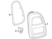 Mini Tail Light Assembly - Genuine Mini 63218492479