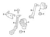 BMW Headlight Level Sensor Bolt - Genuine BMW 07141543905