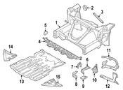 BMW Radiator Support Panel Seal - Genuine BMW 39106860634
