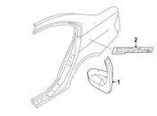 BMW Quarter Panel Emblem - Genuine BMW 51147460256