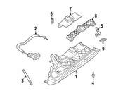 BMW Glove Box Handle - Genuine BMW 51167148751