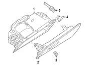 BMW Glove Box Door - Genuine BMW 51169502923