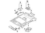 BMW Center High Mount Stop Light Cover - Genuine BMW 51446955209