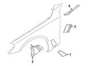 BMW Brake Air Duct - Genuine BMW 51747383851