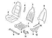 BMW Seat Cushion Foam - Genuine BMW 52108411934