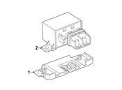 BMW Engine Cooling Fan Motor Relay - Genuine BMW 61366836504