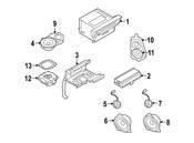 BMW Radio Amplifier - Genuine BMW 65122622681