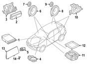 BMW Radio Amplifier - Genuine BMW 65122622686
