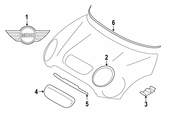 Mini Headlight Bezel - Genuine Mini 51138739498