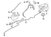 BMW Diesel Emissions Fluid Filler Pipe - Genuine BMW 16199452575