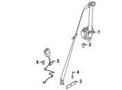 BMW Seat Belt Reinforcement - Genuine BMW 41007410869